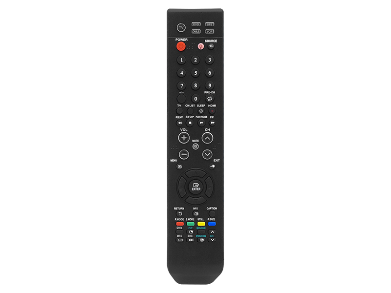 3974#--Specyfikacja:Przeznaczenie: urządzenia marki SAMSUNG: TV, VCR, DVRZasięg działania: 8 mZasilanie: 2 x bateria AAA (zestaw nie zawiera baterii)&amp;nbsp;Uniwersalny pilot umożliwiający sterowanie następującymi urządzeniami marki SAMSUNG: TV, VCR, 