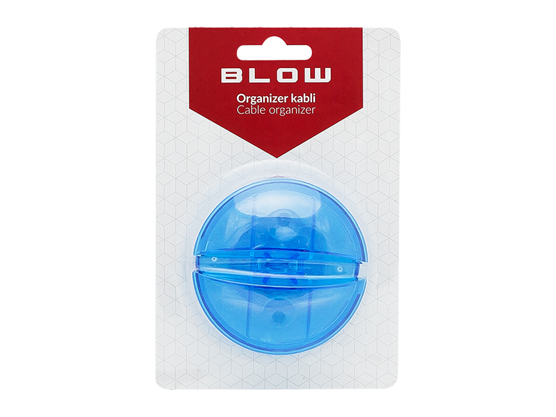 42-103#--Organizer kabli w postaci nawijacza w kolorze niebieskim. Produkt umożliwia łatwe uporządkowanie kilku przewod&amp;oacute;w, kabli i pasm w jeden pakiet. Wykonany z odpornego na uszkodzenia tworzywa sztucznego.- Typ organizera: nawijacz- Kolor: n