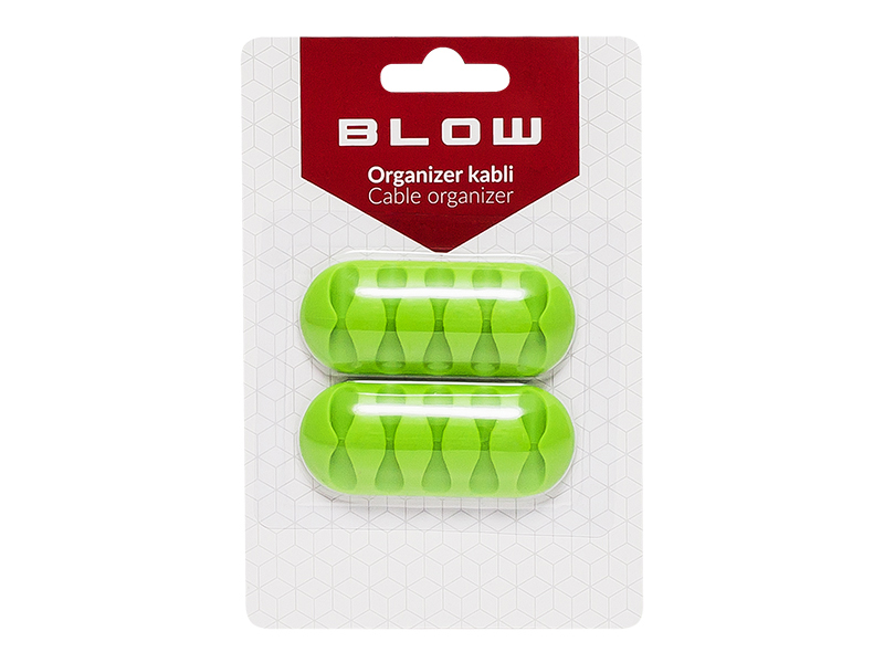 42-110#--Samoprzylepny organizer kabli z 5 klipsami&amp;nbsp;w kolorze zielonym. Produkt umożliwia łatwe łączenie i uporządkowanie kilku przewod&amp;oacute;w, kabli i pasm w jeden pakiet. Wykonany z elastycznego, odpornego na uszkodzenia tworzywa sztu