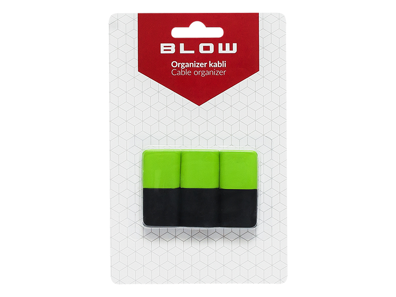 42-115#--Organizer kabli w postaci zwijacza w kolorze zielonym i czarnym. Produkt umożliwia łatwe łączenie i uporządkowanie kilku przewod&amp;oacute;w, kabli i pasm w jeden pakiet. Wykonany z elastycznego, odpornego na uszkodzenia tworzywa sztucznego.- Ty