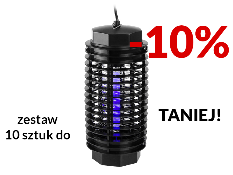 44-139#--Zestaw zawiera 10 nowych pojedynczo zapakowanych lamp owadob&amp;oacute;jczych.Wysokiej jakości lampa owadob&amp;oacute;jcza przeciw komarom, molom, muchom, osom i innym owadom - pozbądź się niechcianych stworzeń w bardzo prosty, szybki i wyg