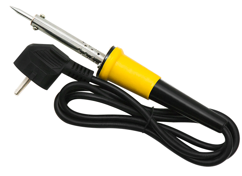 4522#--Lutownica kolbowa do lutowania drobnych podzespoł&amp;oacute;w elektronicznych, układ&amp;oacute;w SMD. Element grzewczy zastąpiony został grubym stalowym wymiennym grotem. Przeznaczona do prac hobbystycznych jak i zastosowań profesjonalnych.