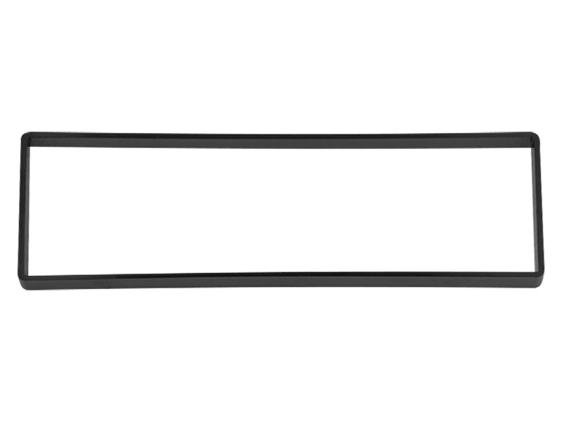 4621#--Ramka radiowa ISO 10mm&amp;nbsp;Wymiar wewnętrzny 182x53mmKolor: czarny