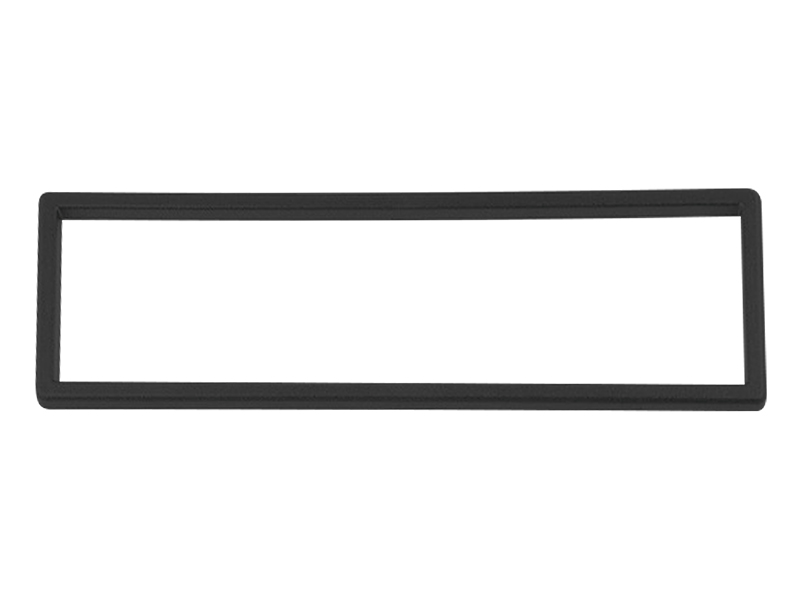4622#--Ramka radiowa ISO 3mm&amp;nbsp;Wymiar wewnętrzny 182x53mm&amp;nbsp;Kolor: czarny