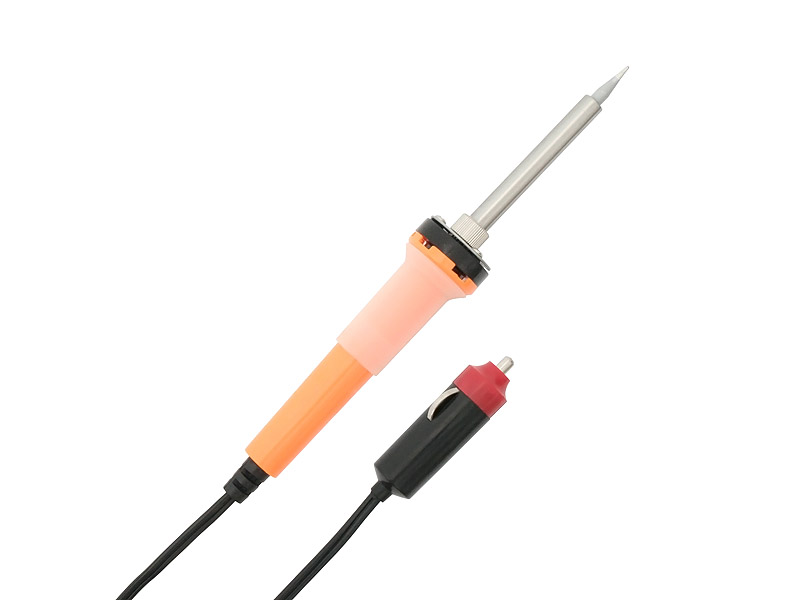 4632#--Wysokiej jakości lutownica kolbowa 30W do lutowania drobnych podzespoł&amp;oacute;w elektronicznych, przeznaczona do prac hobbystycznych oraz profesjonalnych. Element grzewczy zastąpiony został grubym stalowym grotem. Produkt zasilany przez gniaz