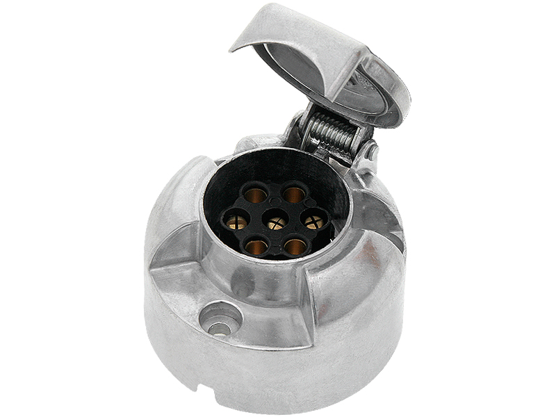 4859#--Rodzaj:&amp;nbsp;gniazdo przyczepy samochodowejMateriał: aluminiumIlość pin&amp;oacute;w:&amp;nbsp;7Kolor:&amp;nbsp;srebrny&amp;nbsp;&amp;nbsp;Napięcie: 12/24V