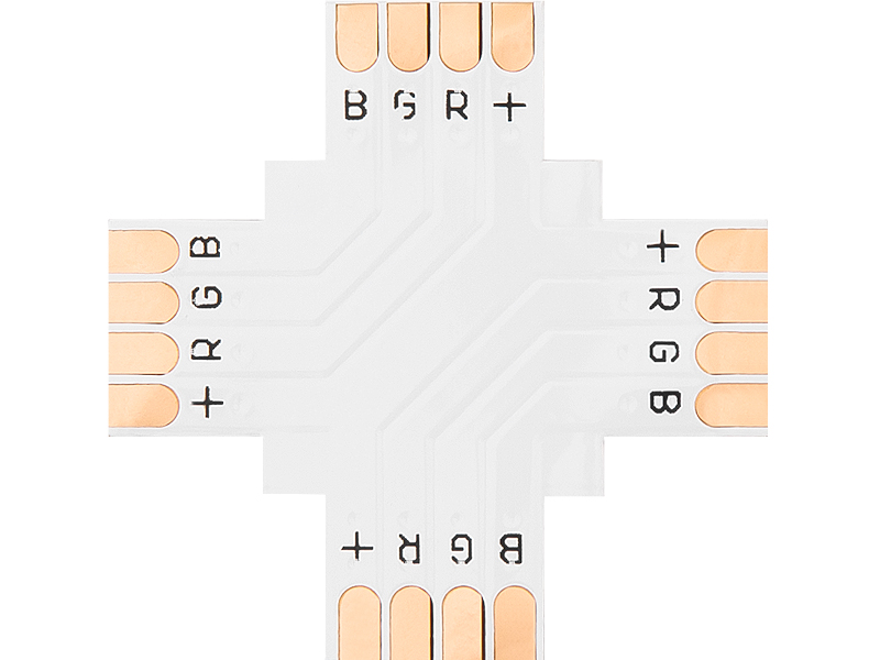4885#--Złączka typu &amp;quot;+&amp;quot; do taśm LED RGB o szerokości 10 mm.Specyfikacja:- Rodzaj taśmy:&amp;nbsp;LED RGB- Szerokość taśmy: 10mm- Napięcie:&amp;nbsp;&amp;nbsp;max. 12V- Materiał:&amp;nbsp;tworzywo sztuczne + metal&am