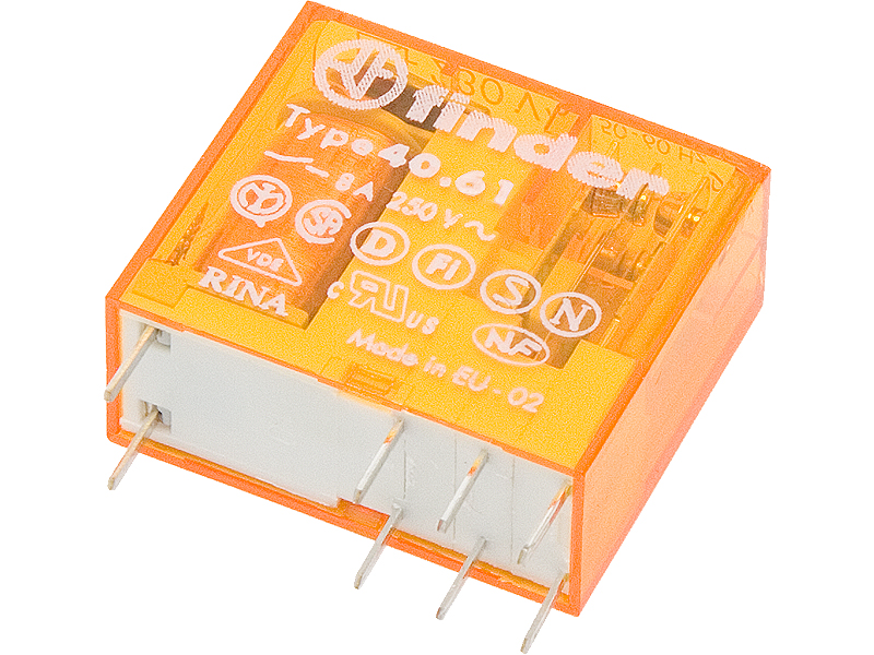 4952#               --  &amp;nbsp;Przekaźnik F40.61.8.230 FINDERDANE TECHNICZNE:- Imax: 30A- Umax: 253V AC- R cewki: 28000&amp;Omega;- Temperatura pracy &amp;deg;C: &amp;ndash;40&amp;hellip;+85- Trwałość mechaniczna: 10 x 106 przełączeń- Ilość par zest