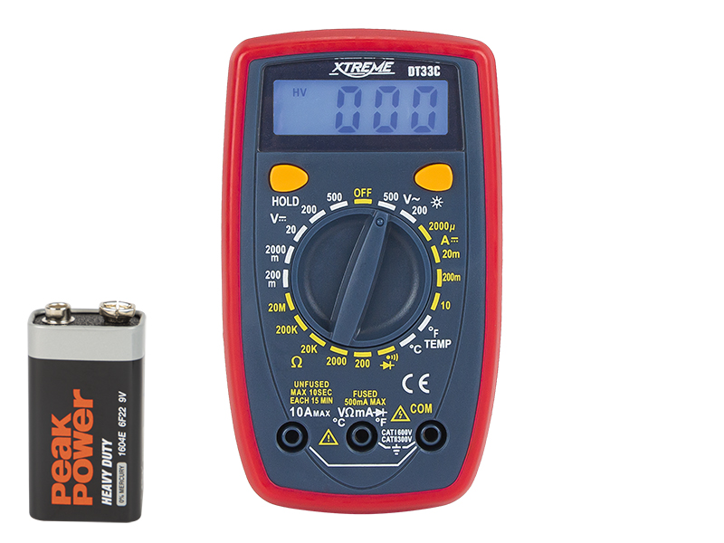 50-035#--Miernik cyfrowy DT33C XTREME to produkt kt&amp;oacute;ry gwarantuje dokładność oraz precyzję. Duży i wyraźny wyświetlacz LCD zapewnia prawidłowe odczytanie wynik&amp;oacute;w. Materiały kt&amp;oacute;re zostały użyte przy produkcji mierni