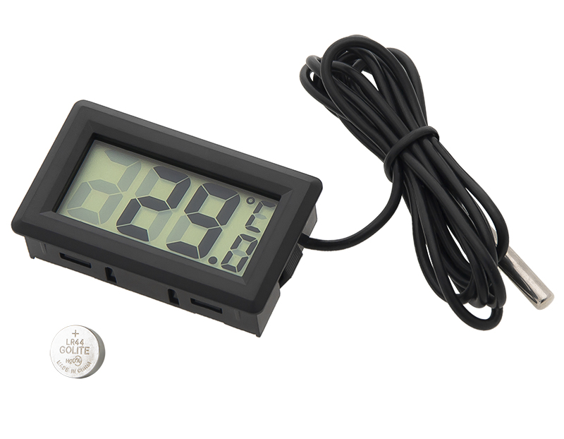 50-310#--- Do użytku wewnątrz i na zewnątrz budynk&amp;oacute;w- Wyświetlanie temperatury&amp;nbsp;DANE TECHNICZNEZakres pomiaru temperatur:&amp;nbsp;-50stC ~ +70stCWymiary: 48 mm x 29 mm x 13 mm&amp;nbsp;Zasilanie:&amp;nbsp;1 x bateria LR