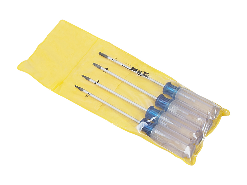 5206#--Zestaw czterech śrubokręt&amp;oacute;w typu TORX&amp;nbsp;ZESTAW ZAWIERA:&amp;nbsp;  T-6, T-8, T-9, T-10  