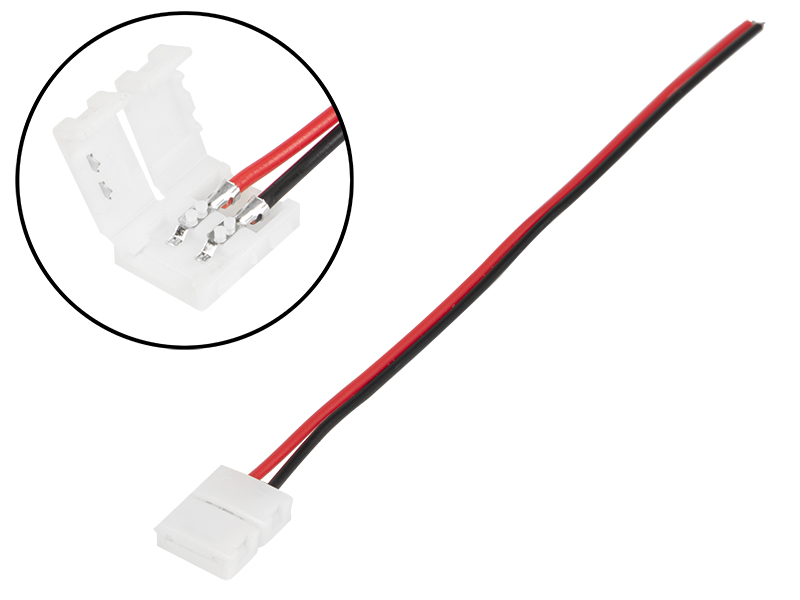 5778#--5778# Konektor do taśm led złącze 8mm kabel