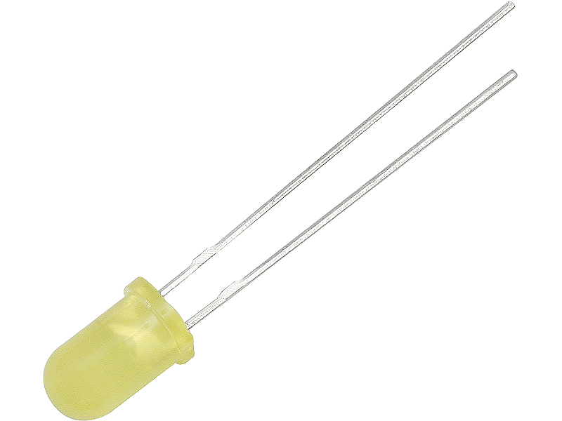 6026#               --Dioda LED z ż&amp;oacute;łtą barwą światła oraz matową soczewką.&amp;nbsp;- Typ: LED- Soczewka: matową- Średnica: 5 mm- Napięcie pracy: 2.0-2.4V- IF: 30mA&amp;nbsp;- Jasność: 200 mcd- Kolor: ż&amp;oacute;łty (590nm)- Montaż: THT&a