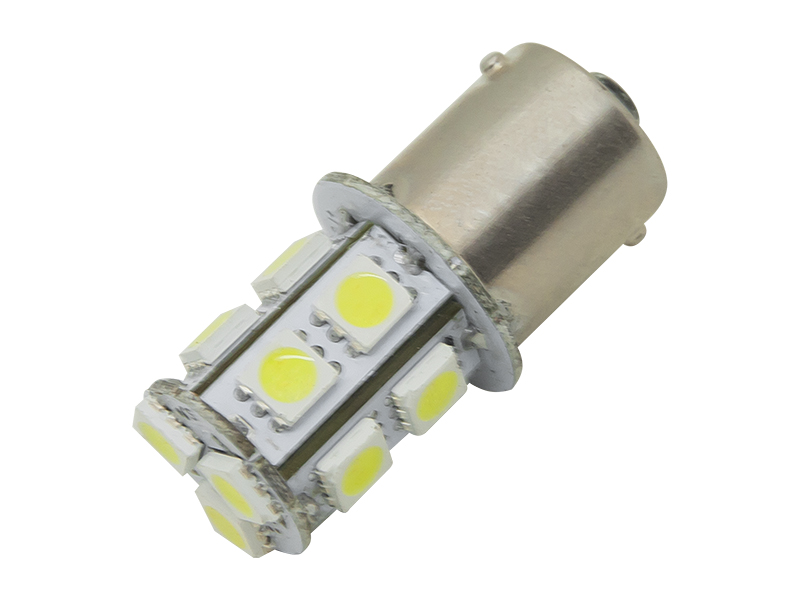 6099#               --Żar&amp;oacute;wka samochodowa BA15 zasilanie 12 V DC, moc 1.6Wbarwa światła biała zimna 6500Kstrumień świetlny 110 lmwymiary 18.5x37.5