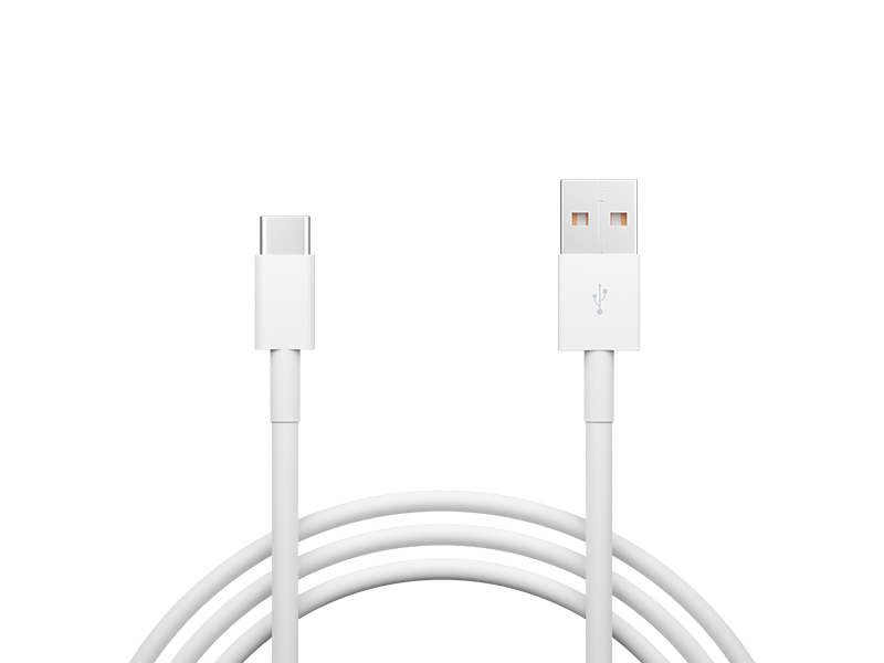 66-151#--66-151# Przyłącze usb 2.0 a - usb-c 1m białe