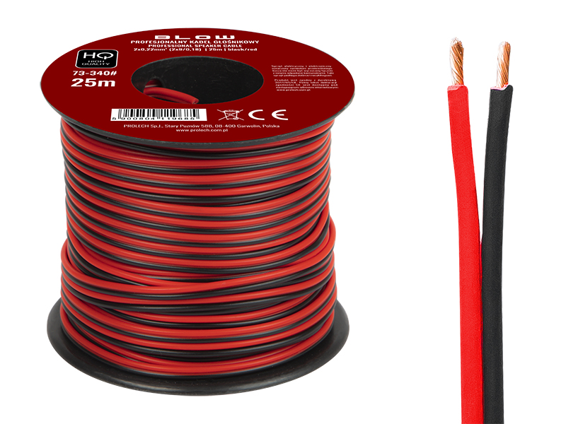 73-340#--Specyfikacja:-&amp;nbsp;Długość przewodu:&amp;nbsp;25m-&amp;nbsp;Rozmiar przewodu:&amp;nbsp;2x 0,22mm-&amp;nbsp;Rodzaj przewodu:&amp;nbsp;głośnikowy-&amp;nbsp;Przekazywany sygnał:&amp;nbsp;audio-&amp;nbsp;Kolor:&am