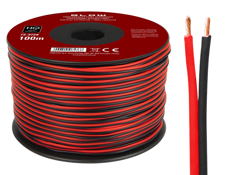 73-372#--Specyfikacja:-&amp;nbsp;Długość przewodu:&amp;nbsp;100m-&amp;nbsp;Rozmiar przewodu:&amp;nbsp;2x 0,50mm-&amp;nbsp;Rodzaj przewodu:&amp;nbsp;głośnikowy-&amp;nbsp;Przekazywany sygnał:&amp;nbsp;audio-&amp;nbsp;Kolor:&a