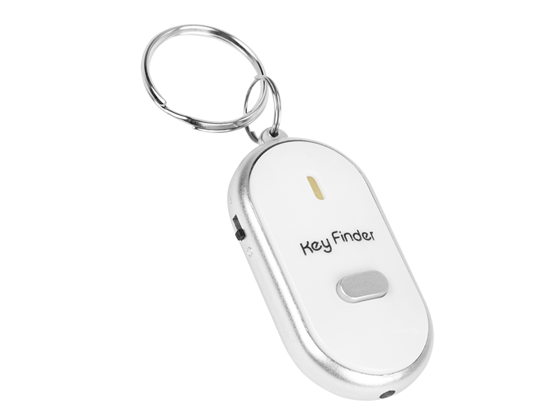 74-014#--Gadżet dzięki kt&amp;oacute;remu już nigdy nie zgubimy kluczy. Wystarczy wydać głośny dźwięk, gwizdnąć, aby lokalizator wydał głośny sygnał dźwiękowy dzięki, kt&amp;oacute;remu zlokalizujemy naszą zgubę. Lokalizator wyposażony jest w diodę, k