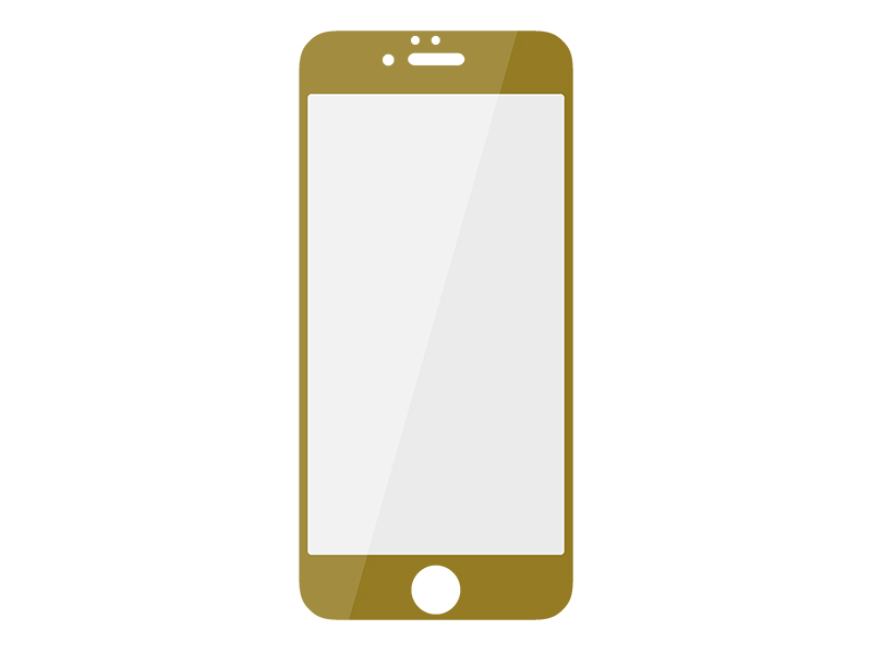 75-255#--75-255# Szkło hartowane 3d do iphone 6 5,5"złoty