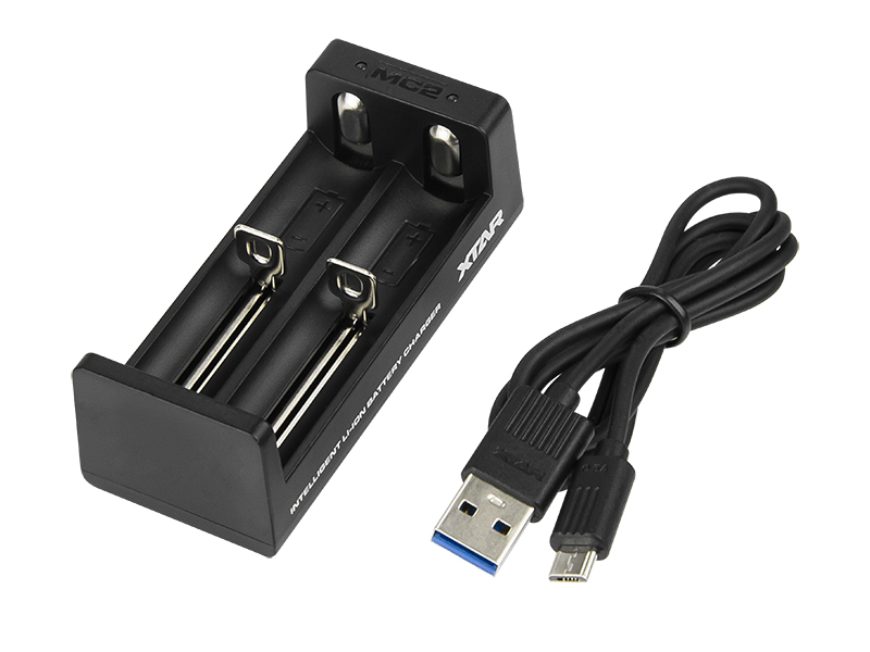 75-449#--Ładowarka do akumulator&amp;oacute;w litowo-jonowych marki Xtar kompatybilna z urządzeniami 5V USB z funkcją reaktywacji ogniw głęboko rozładowanych oraz ogniv o napięciu 0V. Specjalnie zaprojektowana konstrukcja odporna na wstrząsy zapobiega wyp