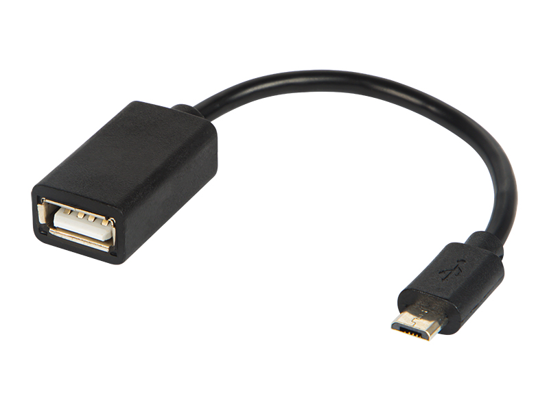 75-837#--Adapter USB: wtyk micro USB - gniazdo USB