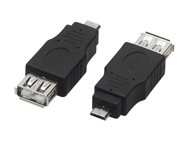 75-844#--Adapter USB: wtyk microUSB - gniazdo USB&amp;nbsp;