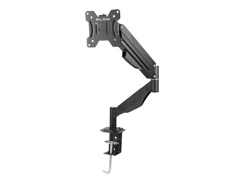 76-872#--Uniwersalny uchwyt biurkowy z przegubem został zaprojektowany w celu umożliwienia zawieszenia na pionowej ścianie cienkiego telewizora, bądź monitora. Maksymalny udźwig uchwytu do około 8kg. Rozmiar montowanego ekranu mieści się w granicach 13&am