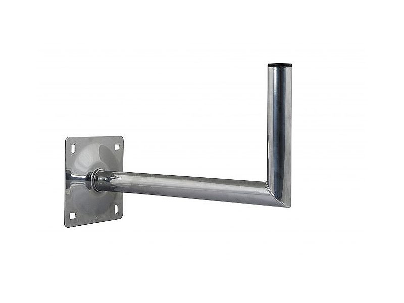 76-910#--&amp;nbsp;Uchwyt ścienny kątowy USL-38/400-Z, cynkowany- Wysokość: 220 mm- Średnica rury: 38 mm- Długość ramienia: 400 mm- Wymiar płytki: 120x120 mm- Materiał: stal- Waga brutto: 1,25 kgProdukt jest certyfikowany przez niemiecki T&amp;Uuml;V 