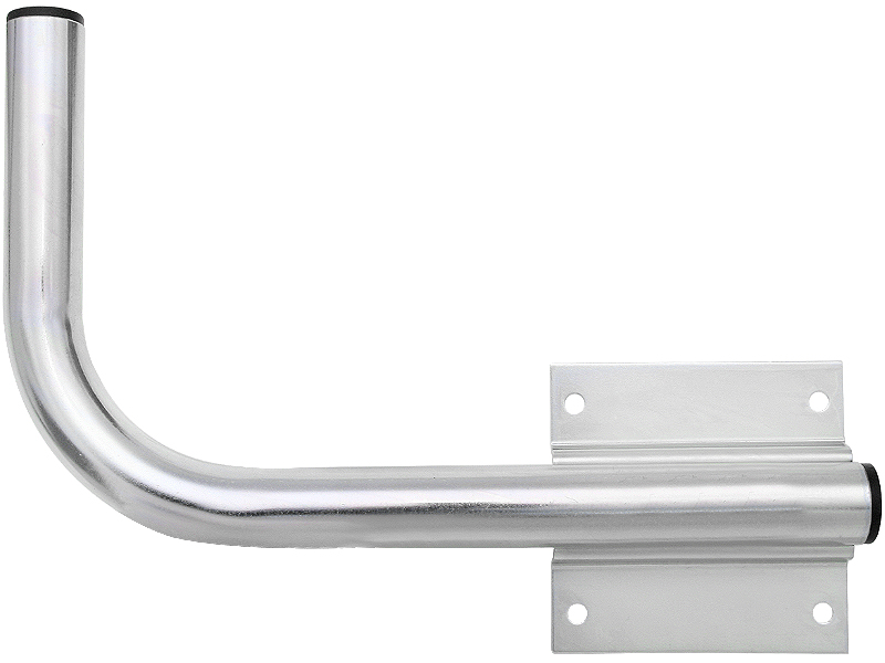 76-950#--- Wysokość:&amp;nbsp;250 mm- Średnica rury:&amp;nbsp;38 mm- Długość ramienia:&amp;nbsp;500 mm- Wymiar płytki:&amp;nbsp;144x140 mm- Materiał:&amp;nbsp;stal, ocynkowana- Waga brutto:&amp;nbsp;1,4 kg
