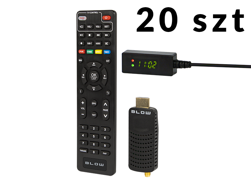 77-055#--Nowoczesny tuner telewizji naziemnej w wersji MINI. Jego niewielkie wymiary sprawiają, że nie zajmuje on dodatkowego miejsca oraz może zostać zainstalowany w niewidocznym miejscu z tyłu telewizora. W zestawie znajduje się r&amp;oacute;wnież wyświ
