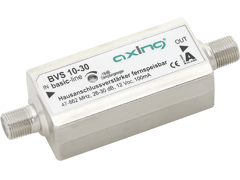 77-144#---Wzmocnienie: 26-30 dB-Zakres częstotliwości: 47-862 MHz-Regulacja tłumiena: 0-18 dB-Napięcie operacyjne: 12V-Pob&amp;oacute;r prądu: 100mADo użytku wewnętrznego