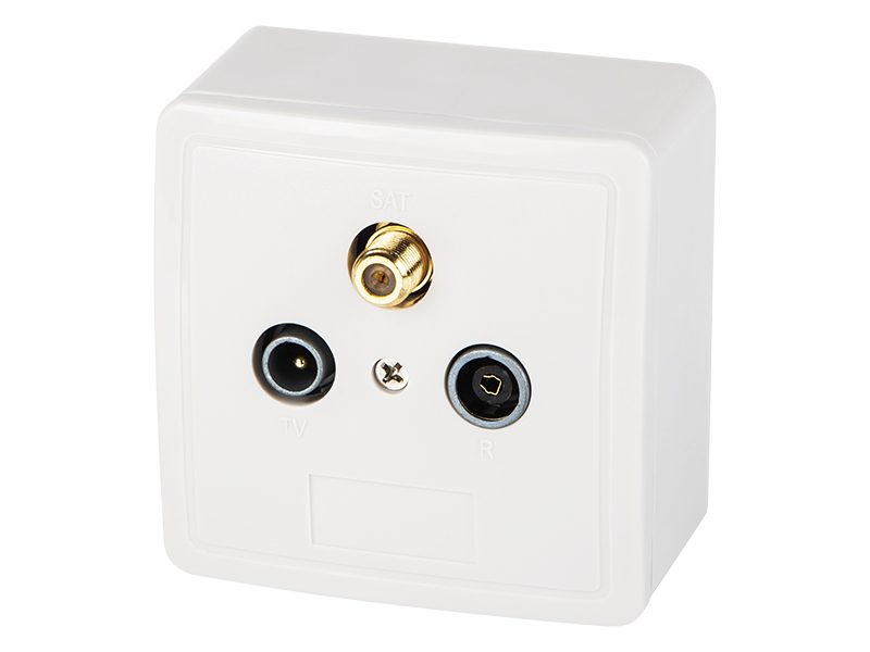 77-181#--Gniazdo abonenckie SSD2-10 przelotowe z obudową oraz pozłacanym wyjściem SAT. Przeznaczone do instalacji telewizji naziemnej, satelitarnej oraz sygnału radiowego. Istnieje możliwość montażu zar&amp;oacute;wno natynkowo jak i podtynkowo, dzięki ła