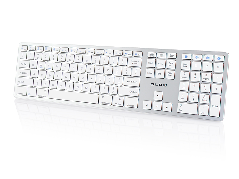 78-142#--   Cechy:   - Bluetooth wersja 3.0  - Nowoczesny design  - Kompatybilność z Android/ Windows/IOS, tabletami, laptopami, smartfonami  - Zasilanie: 2xAAA bateria (brak w zestawie)   - Niewielka waga  - Cicha praca klawiszy  - Odporność na pył i kurz  -