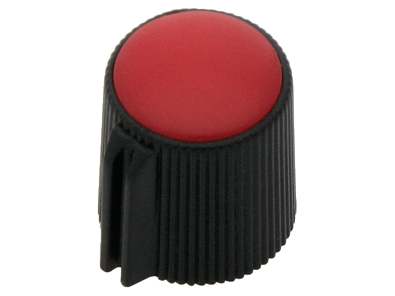 8163#               --8163#                Gałka pot czarna śred 13mm czerwona