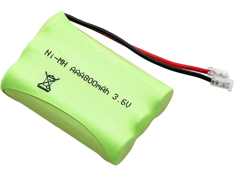 8222#               --Akumulator Ni-MH (niklowo-wodorkowy) przeznaczony do stosowania w telefonach bezprzewodowych oraz innych urządzeń zasilanych napięciem 3,6V.Dane techniczne:- typ: 3xAAA 3,6V- napięcie: 3,6V- pojemność: 800mAh- wymiary:31 x&amp;nbsp;45 x 10,4mm (s