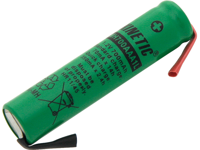 8340#               --Akumulator NI-MH typu AAA z wyprowadzeniami do lutowania.- Typ: R3 AAA- Pojemność:&amp;nbsp;700mAh