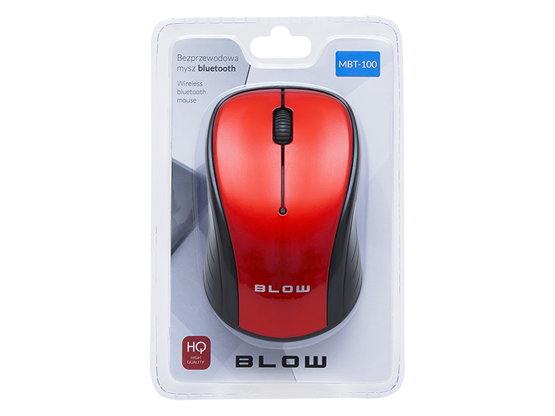 84-023#--Bezprzewodowa mysz optyczna BLOW MBT-100Bezprzewodowa mysz&amp;nbsp;BLOW MBT-100 Bluetooth&amp;nbsp;przeznaczona jest do pracy z większością system&amp;oacute;w operacyjnych.&amp;nbsp;Mysz posiada wbudowany miniaturowy nadajnik blueto