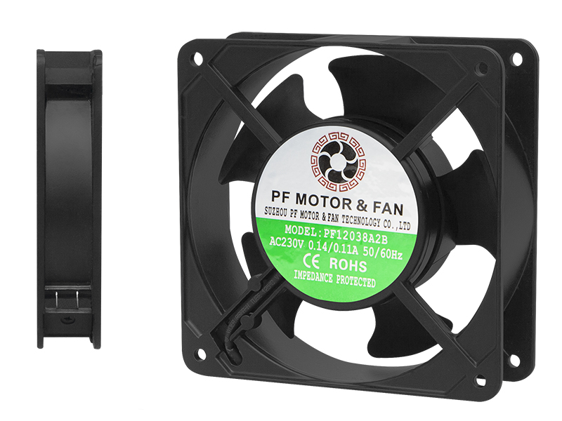 85-126#--Parametry techniczne:  - Wymiary: 120 x 120 x 38&amp;nbsp; mm  - Zasilanie: 230VAC  - Przepływ powietrza: 129.2m&amp;sup3;/hr  - Natężenie prądu: 0.14A  - Prędkość: 2550rpm  - Poziom hałasu (at 1m): 45dB  - Waga: 450g  - Temperatura pracy: -2