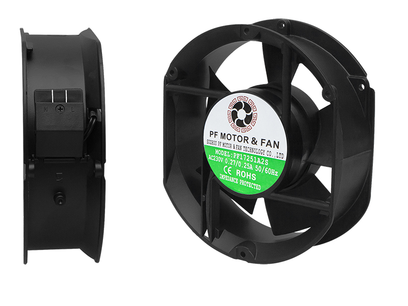 85-172#--Parametry techniczne:  - Wymiary: 172 x 150 x 50&amp;nbsp; mm  - Zasilanie: 230VAC  - Przepływ powietrza: 255m&amp;sup3;/hr  - Natężenie prądu: 0.24A  - Prędkość: 2300rpm  - Poziom hałasu (at 1m): 52dB  - Waga: 810g  - Temperatura pracy: -20&