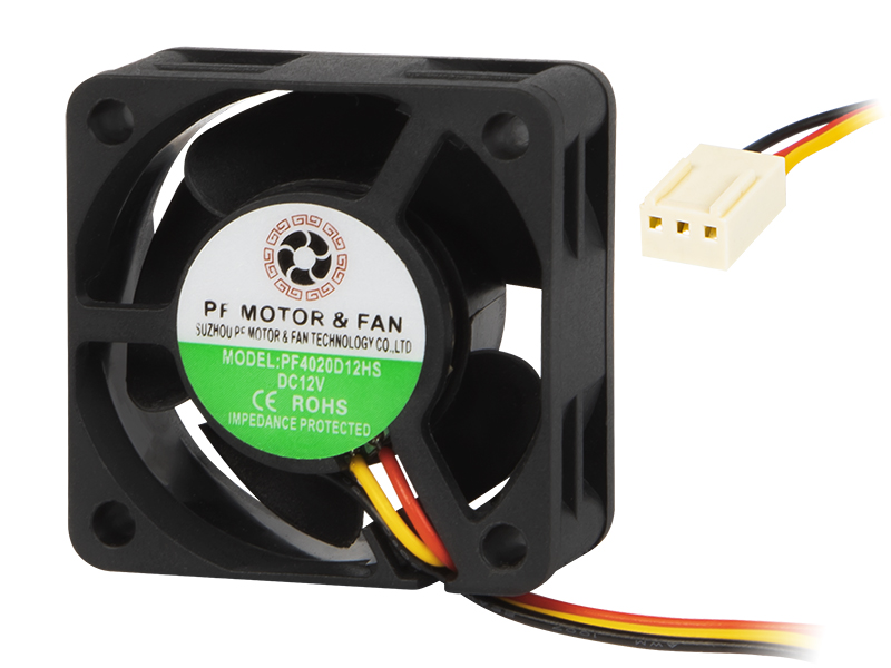 85-412#--Parametry techniczne:  - Wymiary: 40 x 40 x 20&amp;nbsp; mm  - Zasilanie: 12VDC  - Przepływ powietrza: 11m&amp;sup3;/hr  - Natężenie prądu: 0.09A  - Prędkość: 5500rpm  - Poziom hałasu (at 1m): 26dB  - Waga: 27g  - Temperatura pracy: -20&a