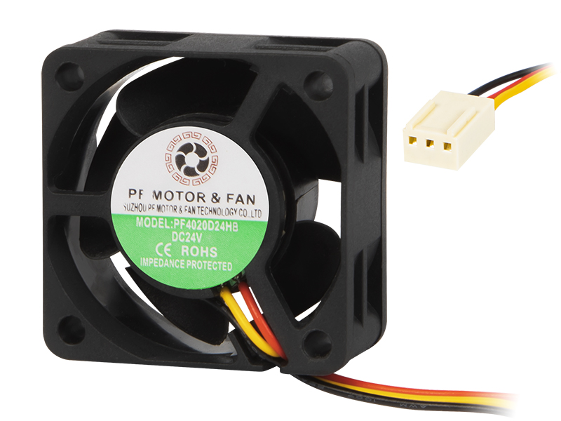 85-415#--Parametry techniczne:  - Wymiary: 40 x 40 x 20&amp;nbsp; mm  - Zasilanie: 24VDC  - Przepływ powietrza: 10.8m&amp;sup3;/hr  - Natężenie prądu: 0.06A  - Prędkość: 5500rpm  - Poziom hałasu (at 1m): 26dB  - Waga: 27g  - Temperatura pracy: -20&amp