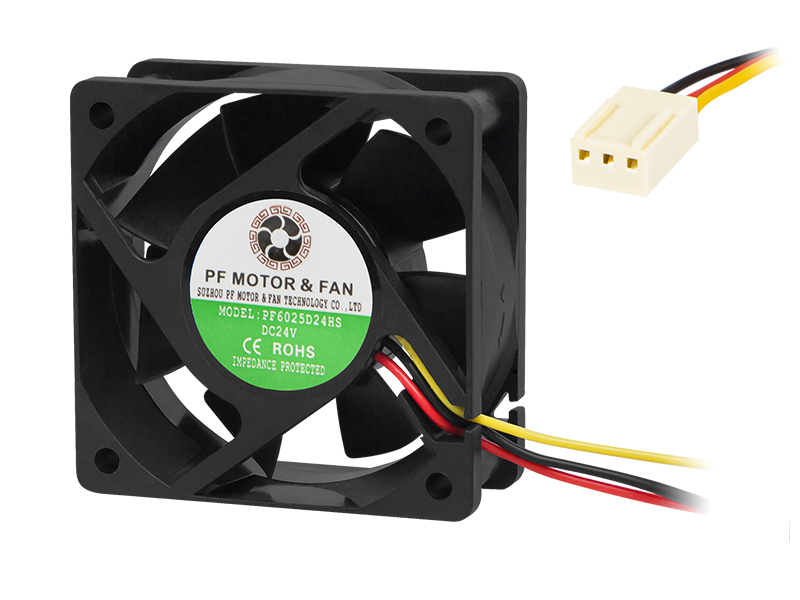 85-625#--Parametry techniczne:  - Wymiary: 60 x 60 x 25&amp;nbsp; mm  - Zasilanie: 24VDC  - Przepływ powietrza: 39.5m&amp;sup3;/hr  - Natężenie prądu: 0.14A  - Prędkość: 4500rpm  - Poziom hałasu (at 1m): 29.9dB  - Waga: 62g  - Temperatura pracy: -20&a