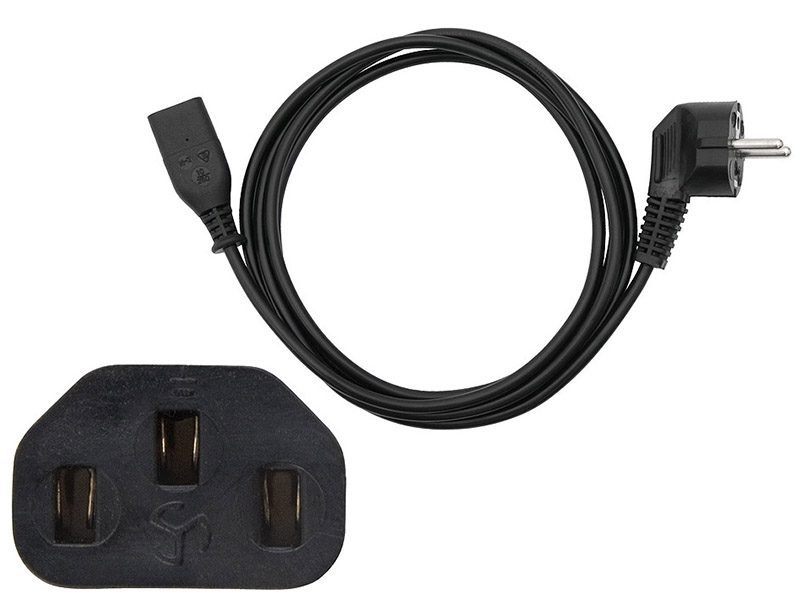 8768#               --Zasilające przyłącze sieciowe komputerowe z wtykiem prostym.- Typ: SN-32- Wtyk: prosty- Długość przewodu: 3 m- Kolor: czarny&amp;nbsp;