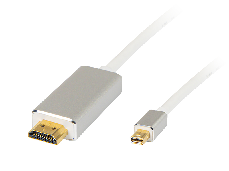 92-020#--Przew&amp;oacute;d umożliwia podłączenia komputera, laptopa, dekodera oraz pozostałych urządzeń wyposażonych w złącze mini DisplayPort lub Thunderbolt do monitora, projektora lub telewizora wyposażonego w złącze HDMI. Nie wymaga dodatkowych stero
