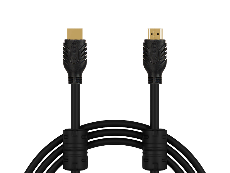 92-059#--Wysokiej jakości cyfrowy kabel HDMI-HDMI do przesyłania sygnał&amp;oacute;w audio-video w wysokiej rozdzielczości Full HD 1080p. Przyłącze wykonane zostało z wysokiej jakości materiał&amp;oacute;w. Przew&amp;oacute;d na całej długości pok