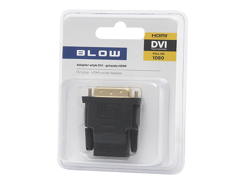 92-101#--Przejście zakończone z jednej strony wtykiem DVI, a z drugiej gniazdem HDMI przeznaczone do r&amp;oacute;żnego rodzaju urządzeń z wejściem DVI.Specyfikacja:-&amp;nbsp;Typ: przejście- Wtyk: DVI- Gniazdo: HDMI- Obsługiwana rozdzielczość: 1080p 