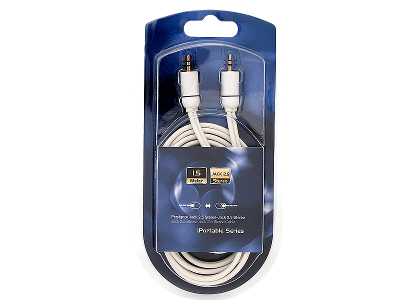 92-634#--Przyłącze z 2 wtykami microjack 2,5 mm stereo. Złącza typu jack stosowane są do transmisji sygnał&amp;oacute;w analogowych, gł&amp;oacute;wnie połączeń audio.- Złącze: 2 x wtyk microjack 2,5 mm stereo- Długość przewodu: 1,5 m&amp;nbsp;- S