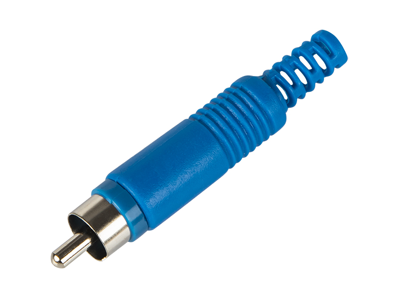 93-559#--Wysokiej jakości wtyk RCA (chinch) w kolorze niebieskim.- Wtyk: RCA (chinch)- Kolor: niebieski- Opakowanie: 20 sztuk&amp;nbsp;