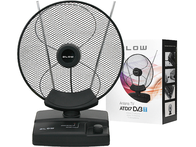 9500#--Antena TV ze wzmacniaczem BLOW  Kompaktowa obudowa Możliwość ustawienia w dowolnym kierunku Solidna, stabilna konstrukcja Wbudowany wzmacniacz Zaprojektowana specjalnie do odbioru sygnału cyfrowej telewizji naziemnej   Specyfikacja  Pasma odbioru:&am