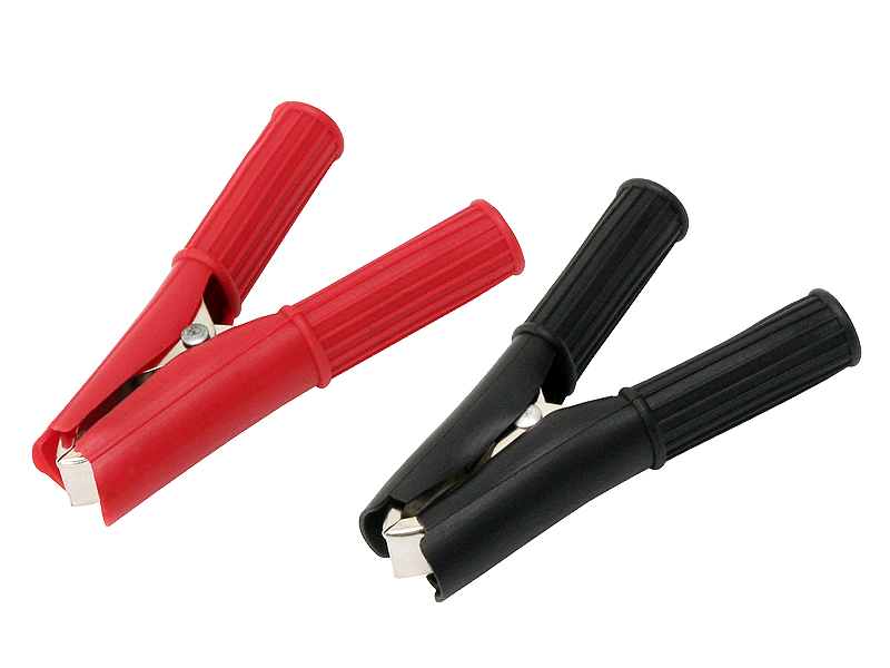 96-705#--Krokodylek elektrotechniczny w izolacji- prąd znamionowy: 30A- długość całkowita: 74mm- długość uchwytu: 38mm- izolowane zaciski: tak- maksymalne rozwarcie: około 20mm- materiał przewodzący: stal niklowanaZawartość opakowania:- 10 szt. krokodylek&amp